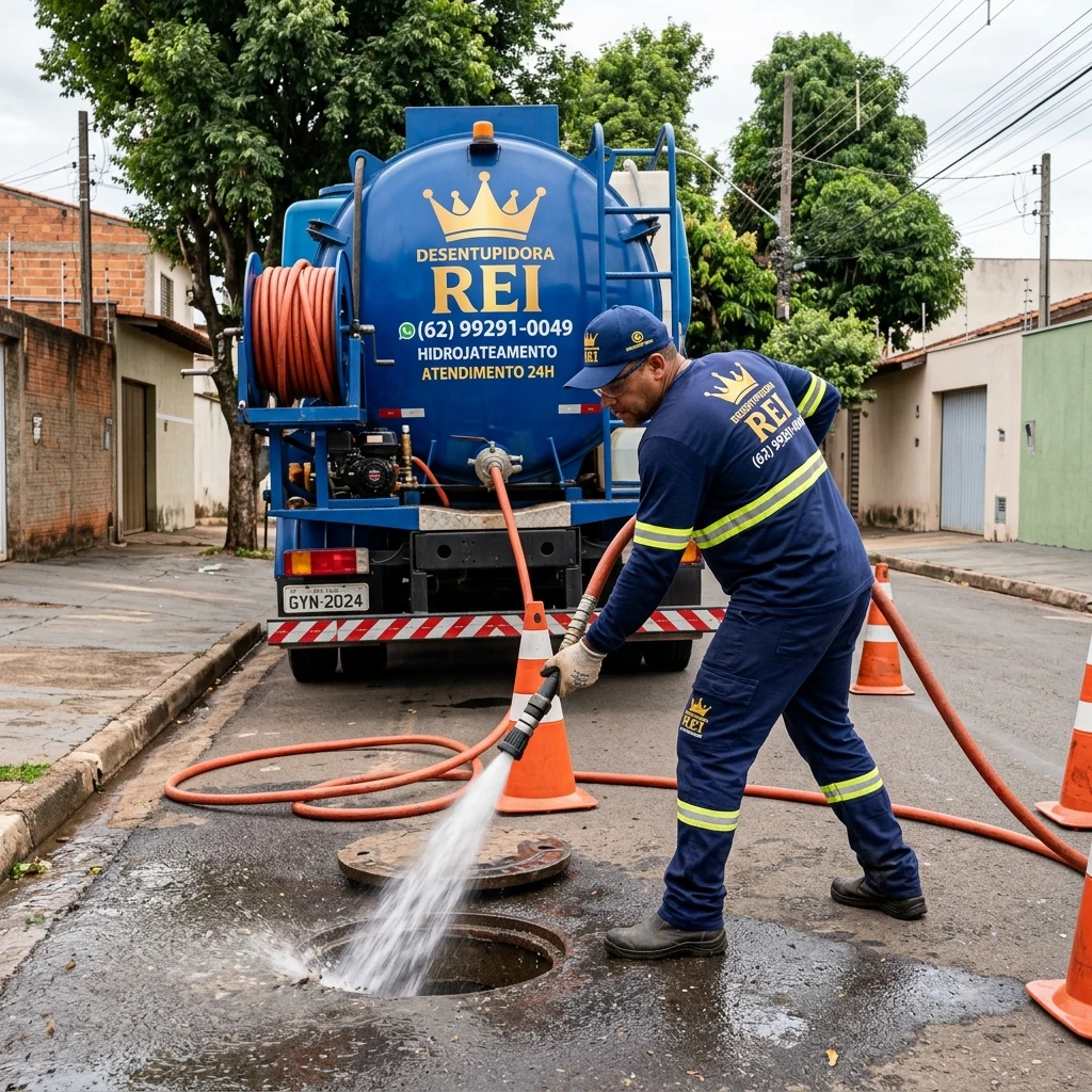 Hidrojateamento de Alta Pressão em Goiânia