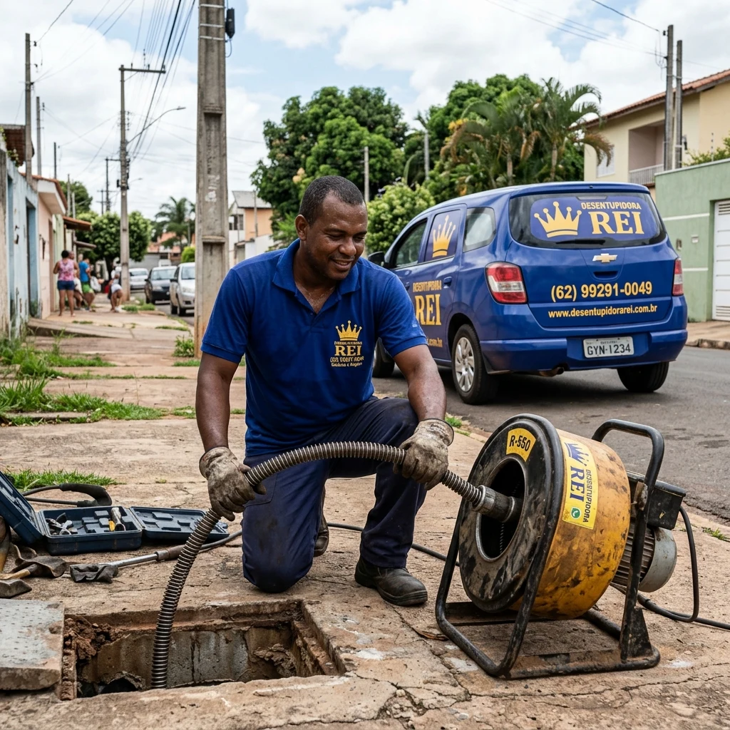 Desentupimento de Esgoto em Goiânia