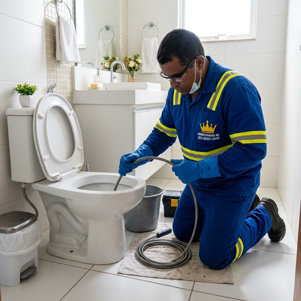 Desentupimento de Vaso Sanitário em Goiânia
